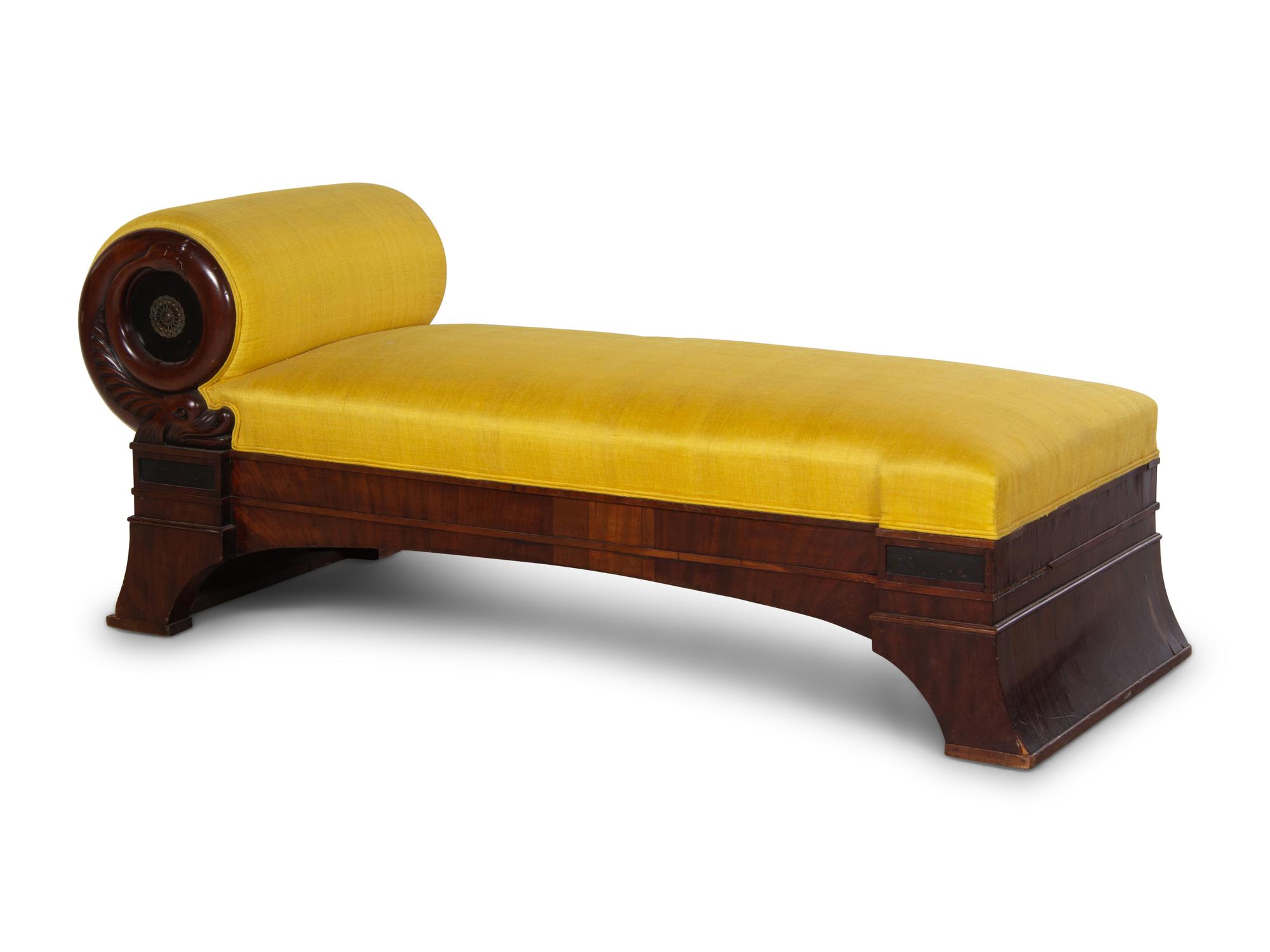 A Classical Style Mahogany Daybed
