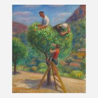 William Glackens (American, 1870–1938) Picking Fruit