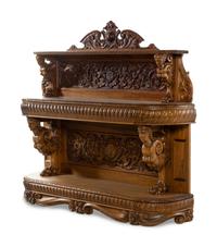 A Renaissance Revival Carved Oak Sideboard