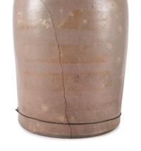 Two Cobalt Decorated Stoneware Vessels