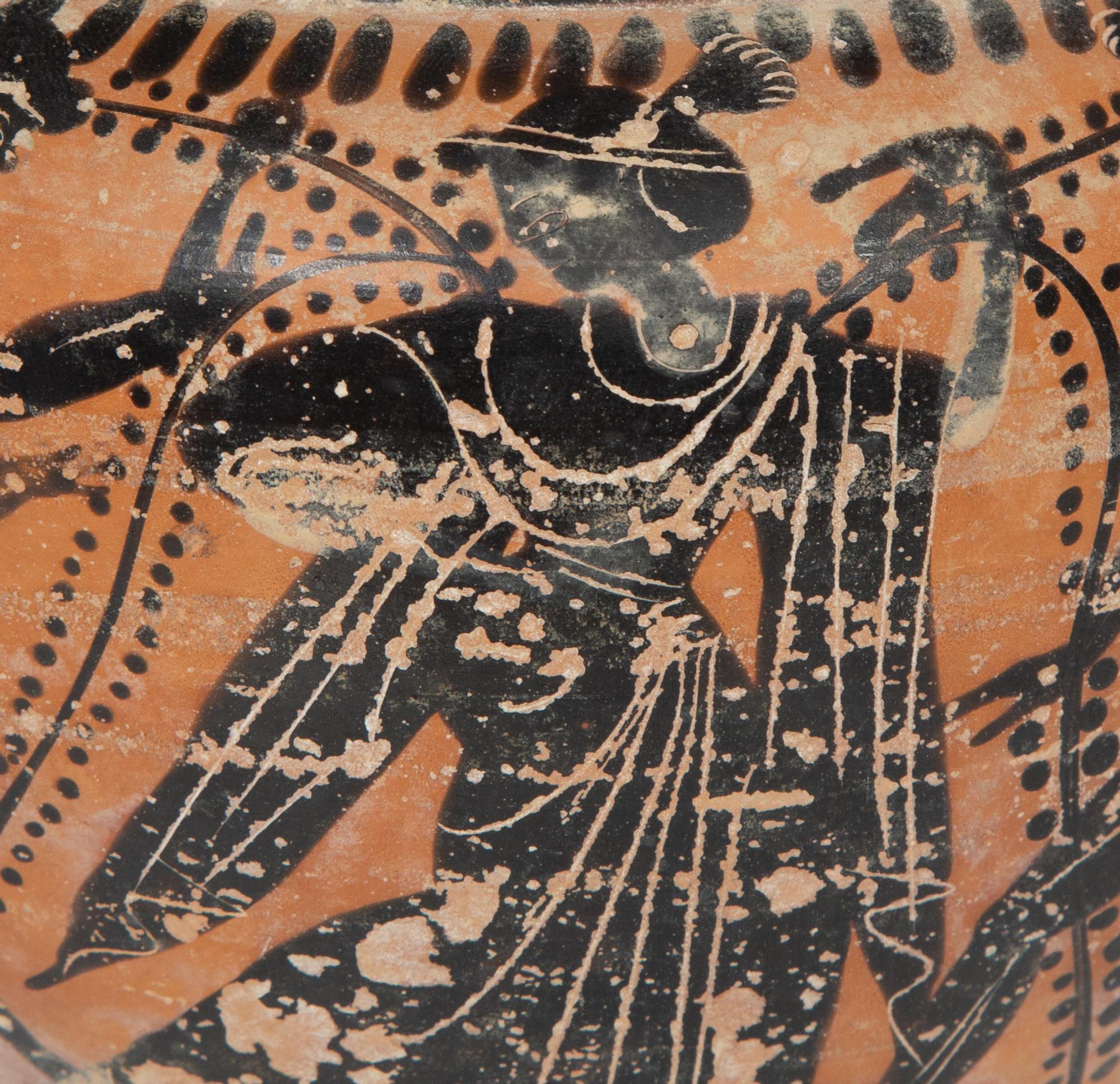 An Attic Black-Figured Column Krater