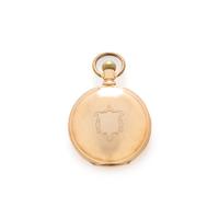 ELGIN, YELLOW GOLD POCKET WATCH