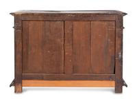 A Continental Carved Oak Cabinet