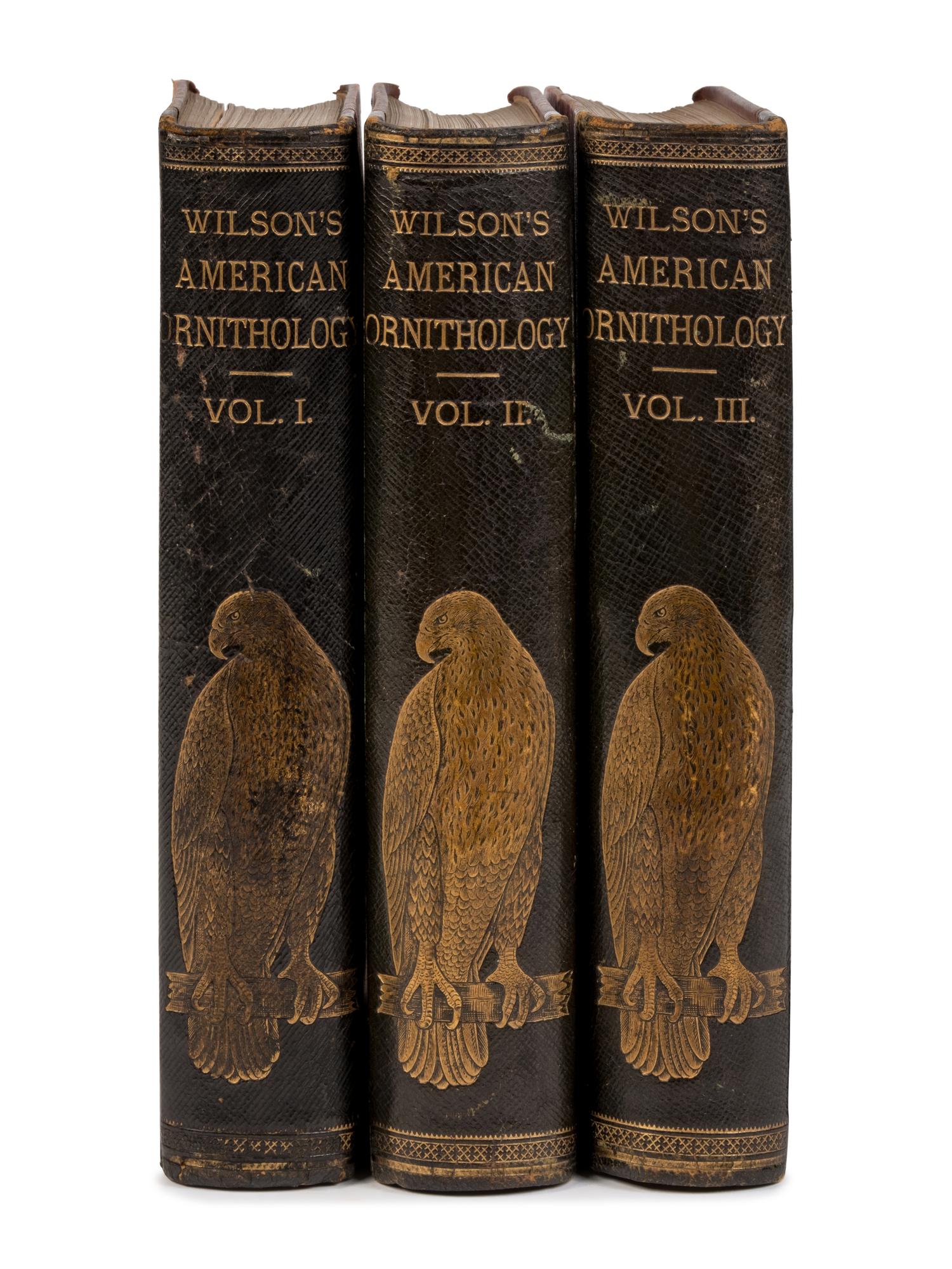 [Natural History] Wilson, Alexander and Charles Lucien Bonaparte. American Ornithology; or, The Natural History of the Birds of the United States