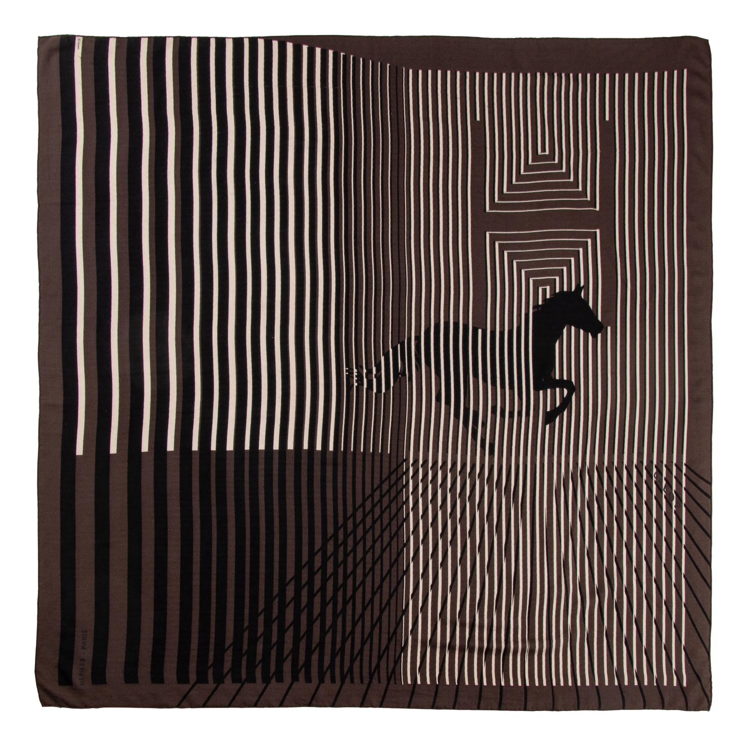 Hermès Cashmere/Silk Scarf