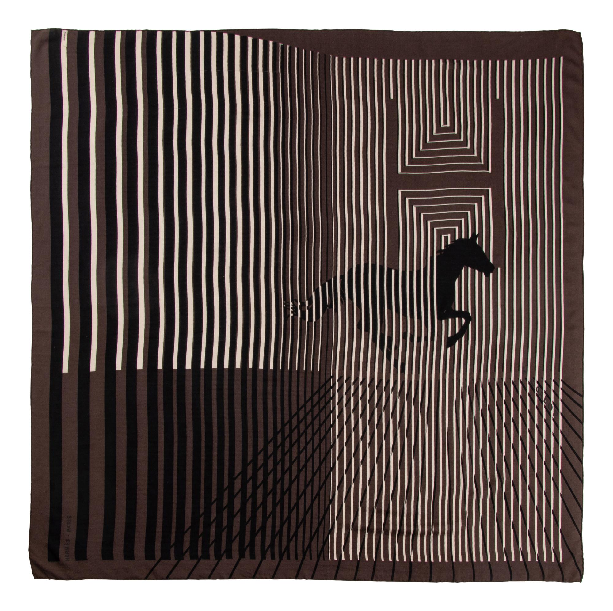 Hermès Cashmere/Silk Scarf