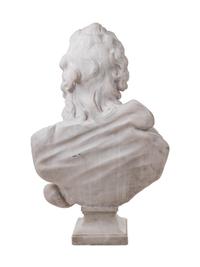 A Continental Marble Portrait Bust of a Noble Lady