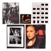 (Film Memorabilia) A group of 4 items from Evita . Hollywood Pictures, 1996; comprising: