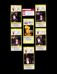 A Group of 21 Michael Jordan Chicago Bulls Tickets from the 1992-93 Season