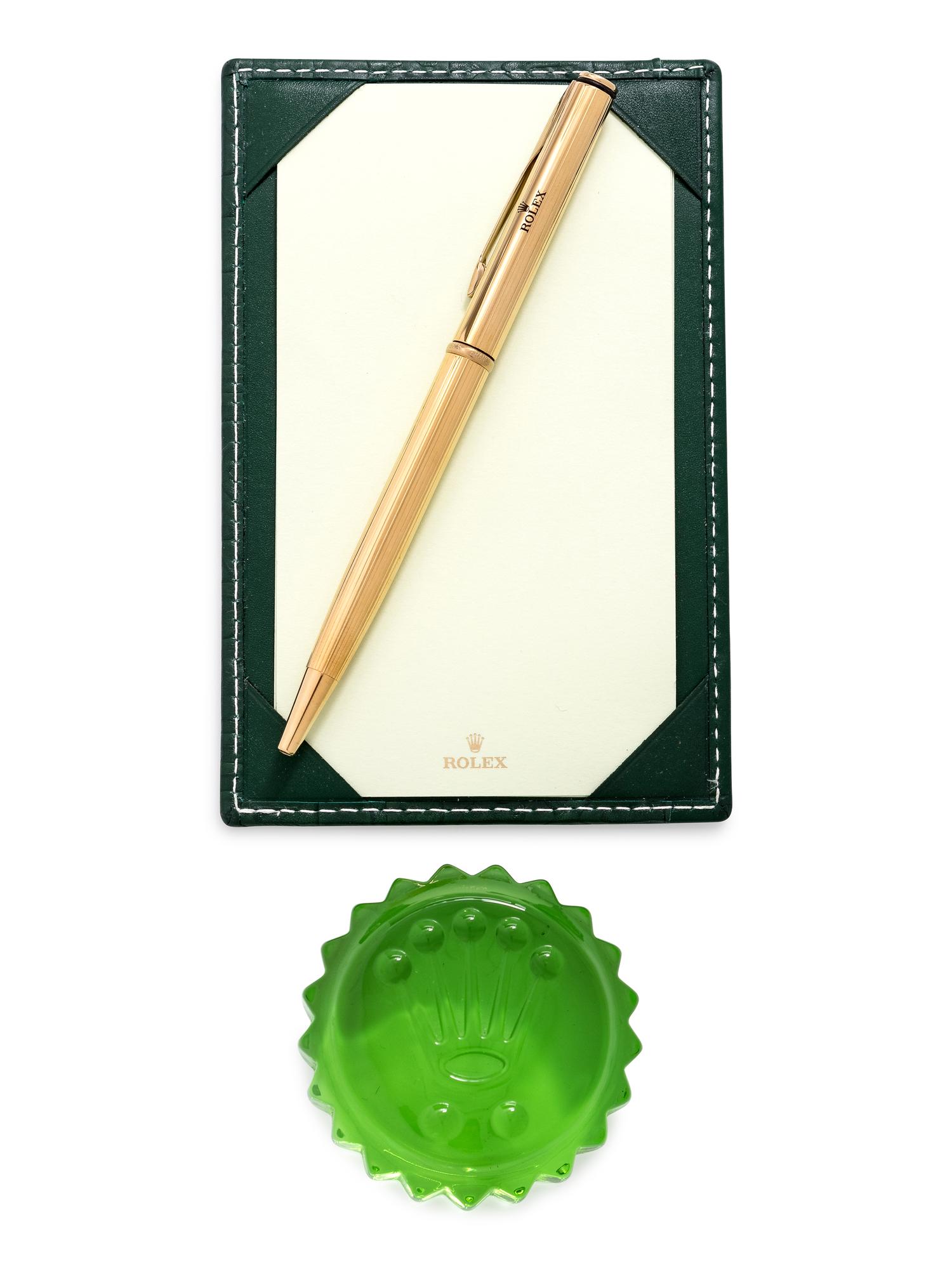 A Rolex 3 Piece Desk Set