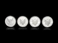 [PRIVATE ISSUE] Four 1-Pound Silver Rounds