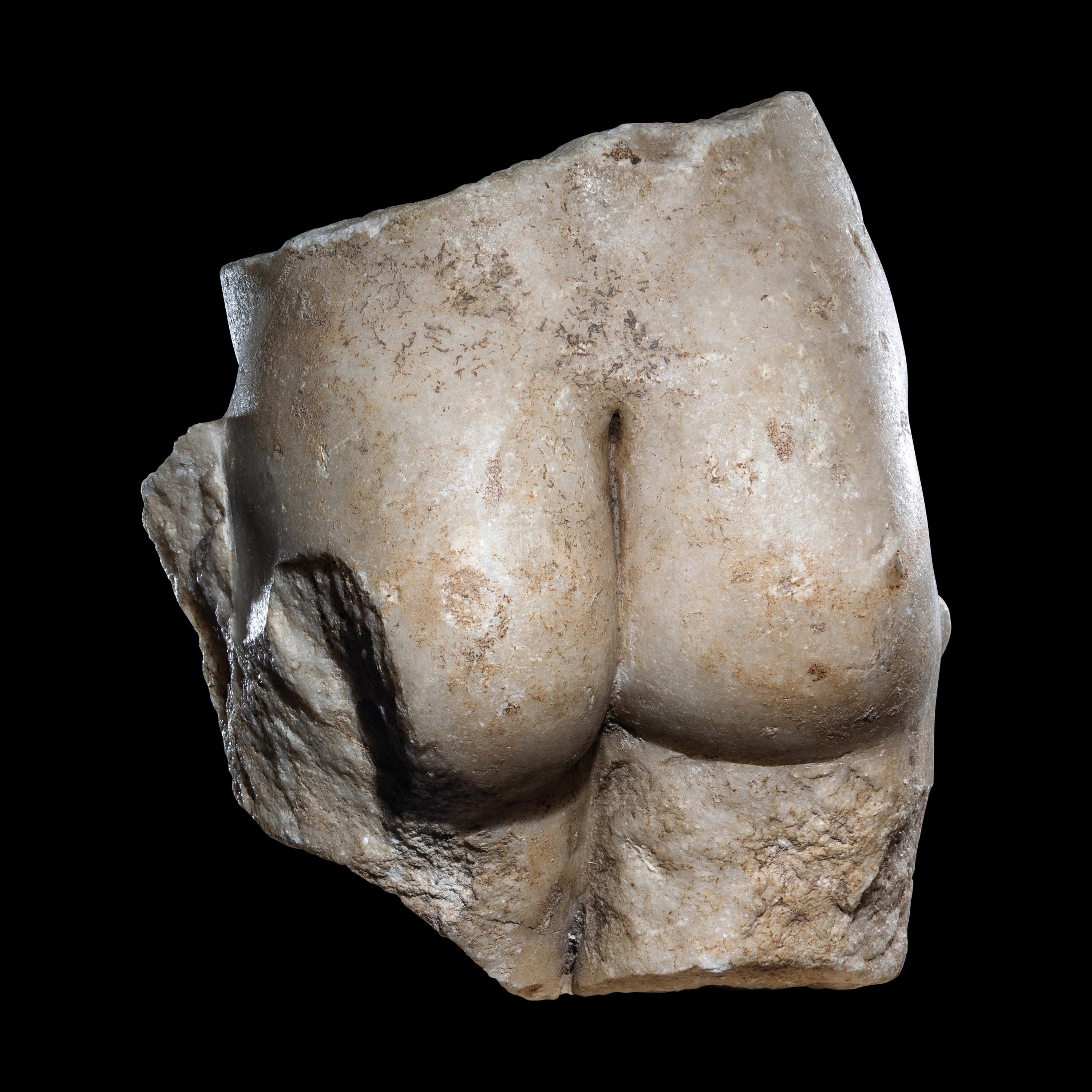 A Roman Marble Lower Torso of a Youth
