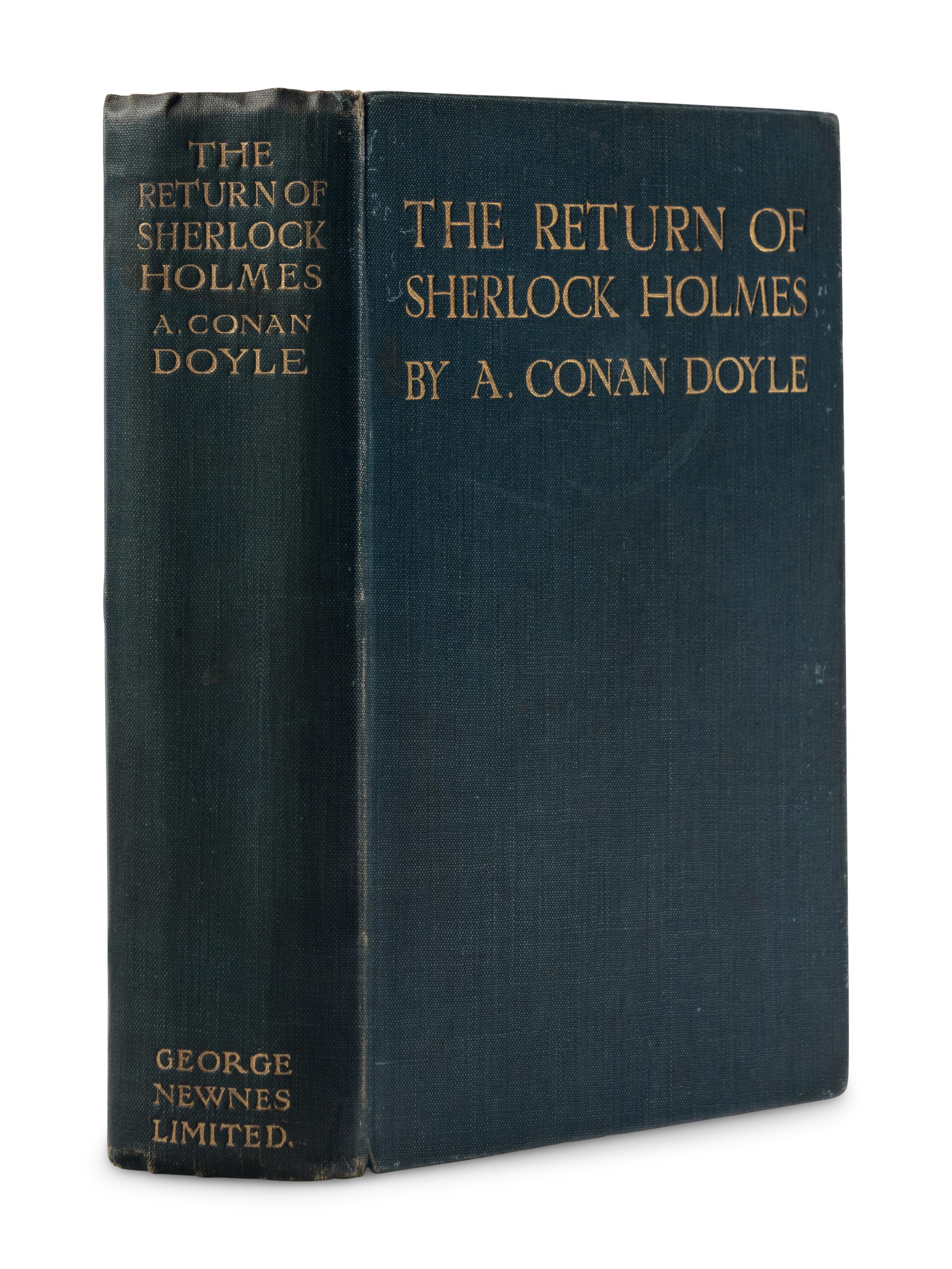 DOYLE, Arthur Conan (1859-1930). The Return of Sherlock Holmes . London: George Newnes, 1905.