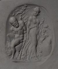 A Neoclassical Glass-Cast Intaglio Depicting an Allegory of Love