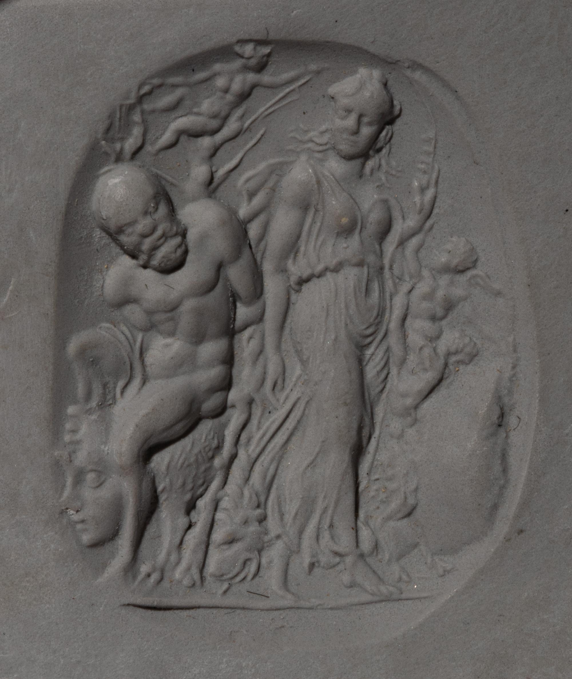 A Neoclassical Glass-Cast Intaglio Depicting an Allegory of Love