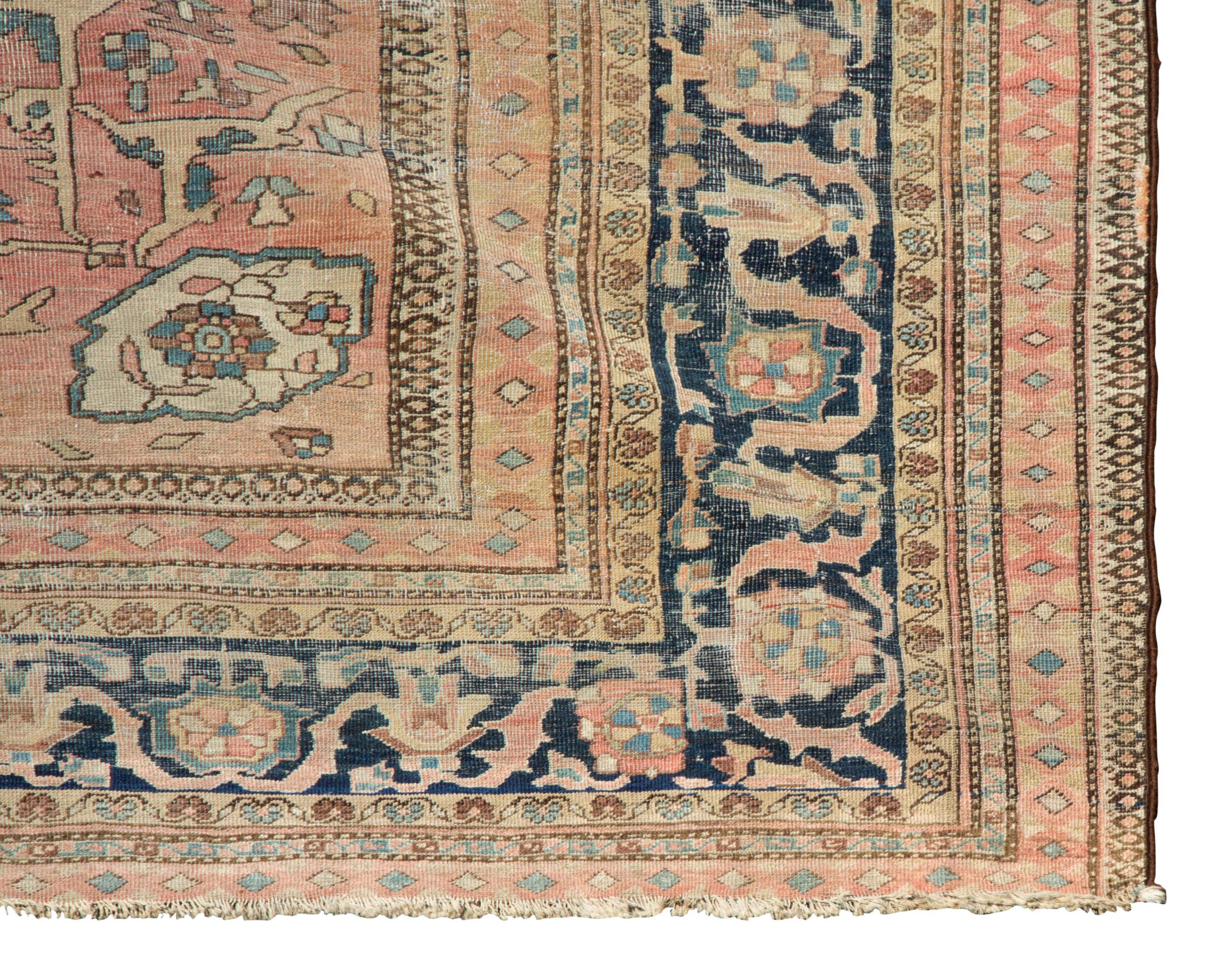 A Fereghan Sarouk Wool Carpet