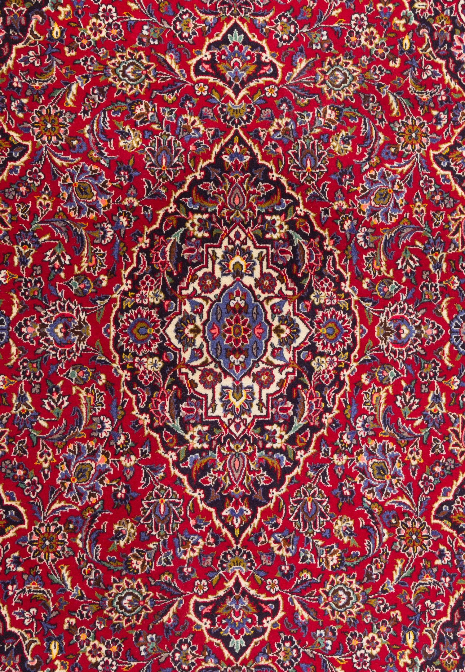 A Kashan Wool Rug
