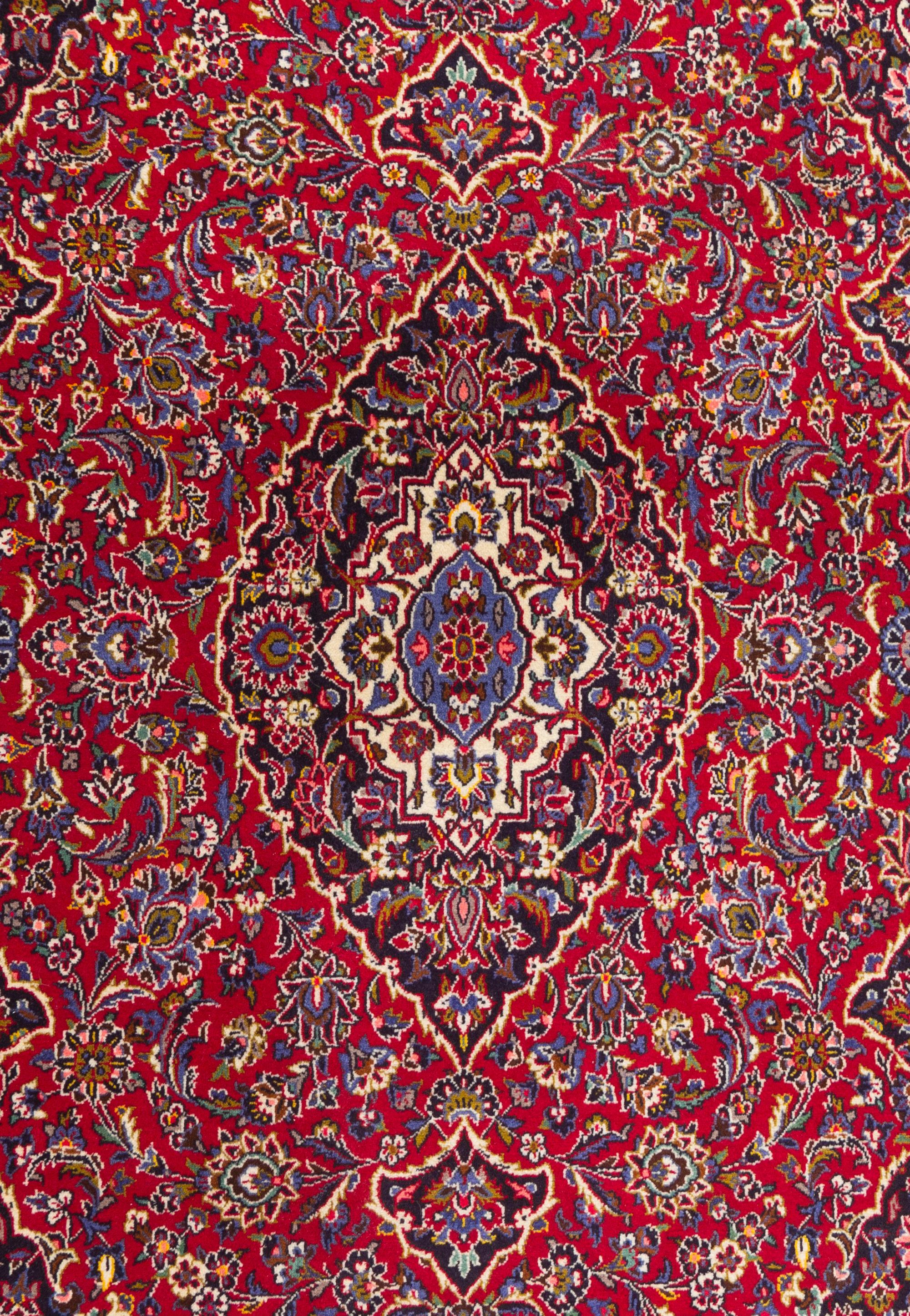 A Kashan Wool Rug