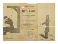 [CIVIL WAR]. The Life of Jeff. Davis in Five Expressive Tableaux . Ca 1865.