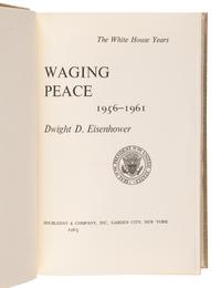 EISENHOWER, Dwight D. (1890-1969). The White House Years: Waging Peace, 1956-1961 . Garden City, NY: Doubleday & Company, Inc., 1965.