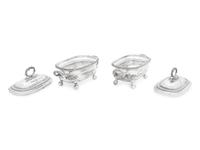 A Pair of George III Silver Sauce Tureens