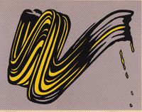 Roy Lichtenstein (American, 1923-1997) — Brushstroke , 1965
