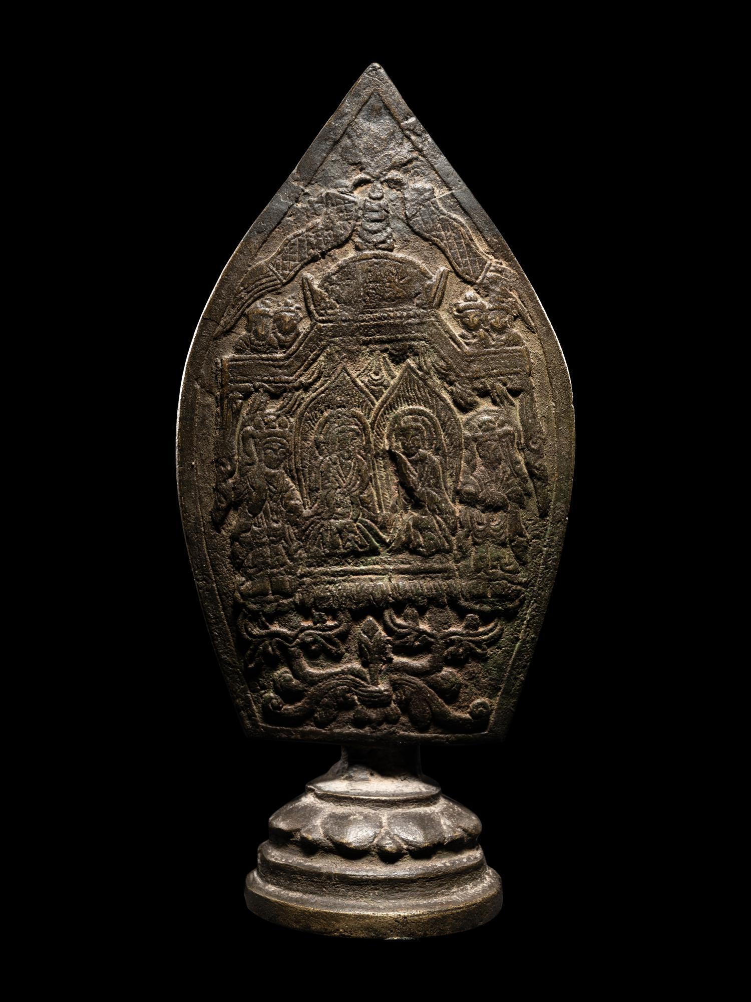 A Bronze Votive Figure of Buddha