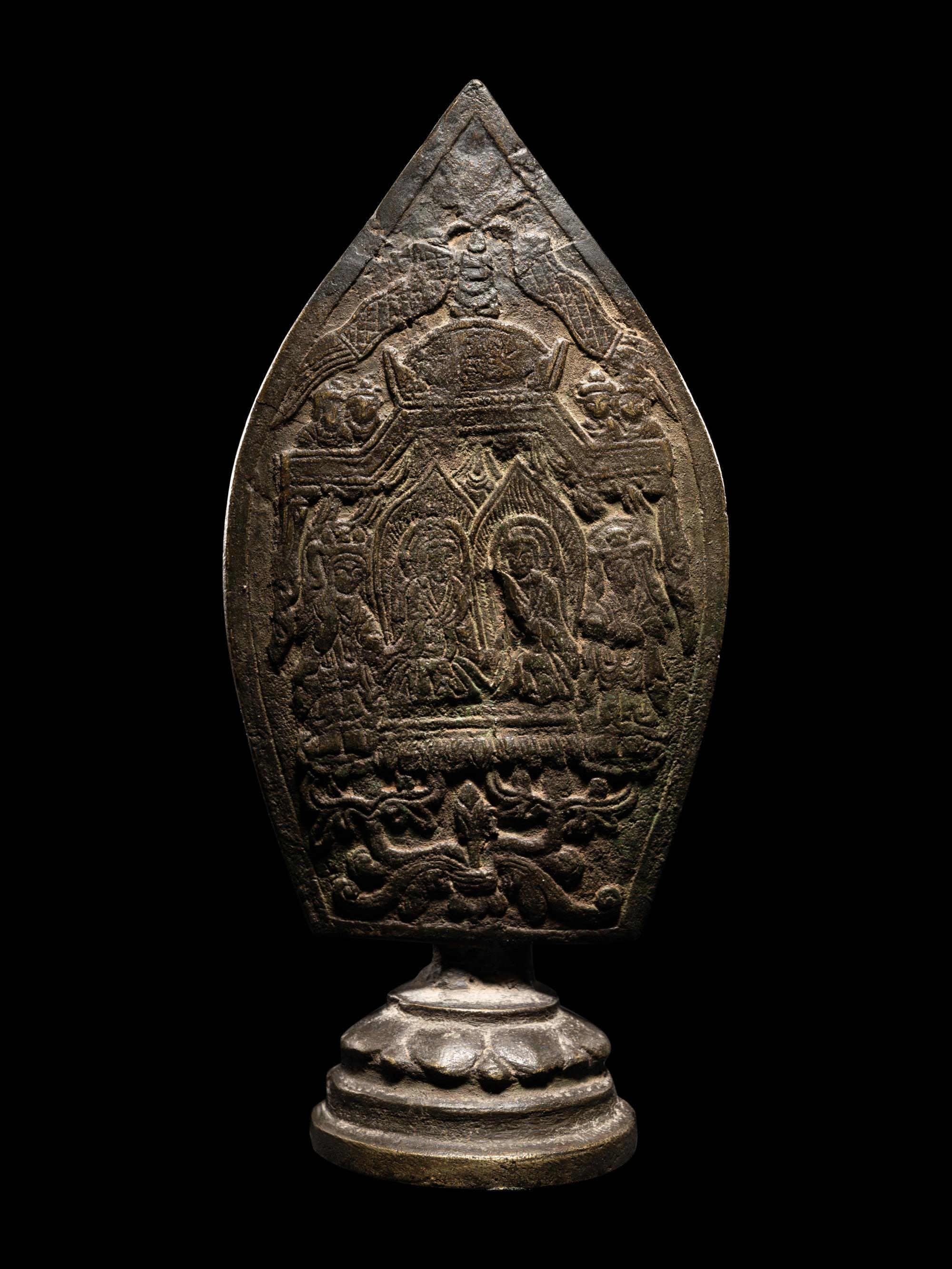 A Bronze Votive Figure of Buddha