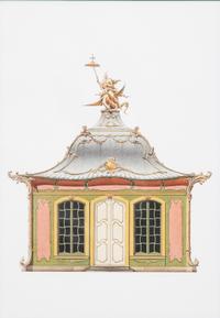 A Group of Gilt Framed Color Reproductions of Dams & Zega's Watercolors Chinoiseries Framed 17 1/2 x 13 5/8 inches. — 20TH CENTURY