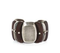 A Silver and Rosewood Cuff Bracelet, William Spratling, Taxco, Circa 1940's, 63.70 dwts.