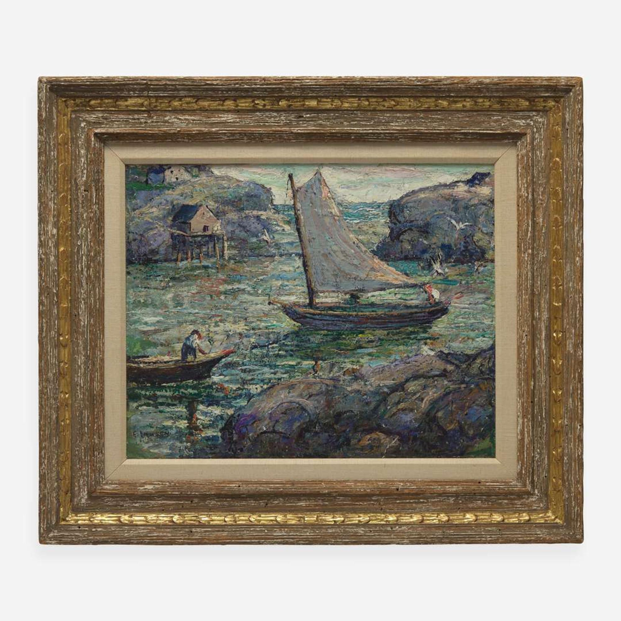 Ernest Lawson (American/Canadian, 1873–1939) Entrance to the Cove