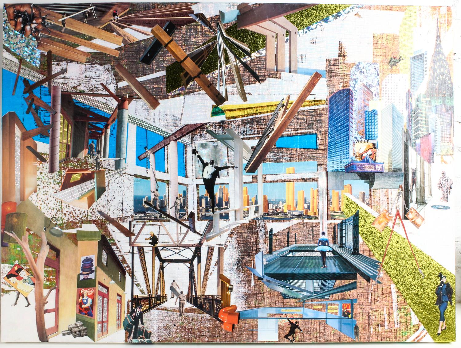 HOBO (Holly Moe/Barbara Miller), (20th century), Cityscape, 2007