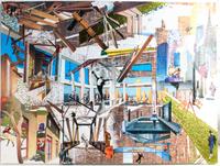 HOBO (Holly Moe/Barbara Miller), (20th century), Cityscape, 2007