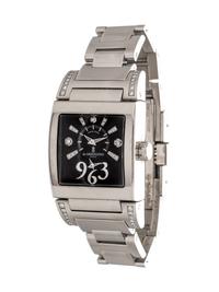DE GRISOGONO, STAINLESS STEEL AND DIAMOND 'INSTRUMENTINO' WRISTWATCH