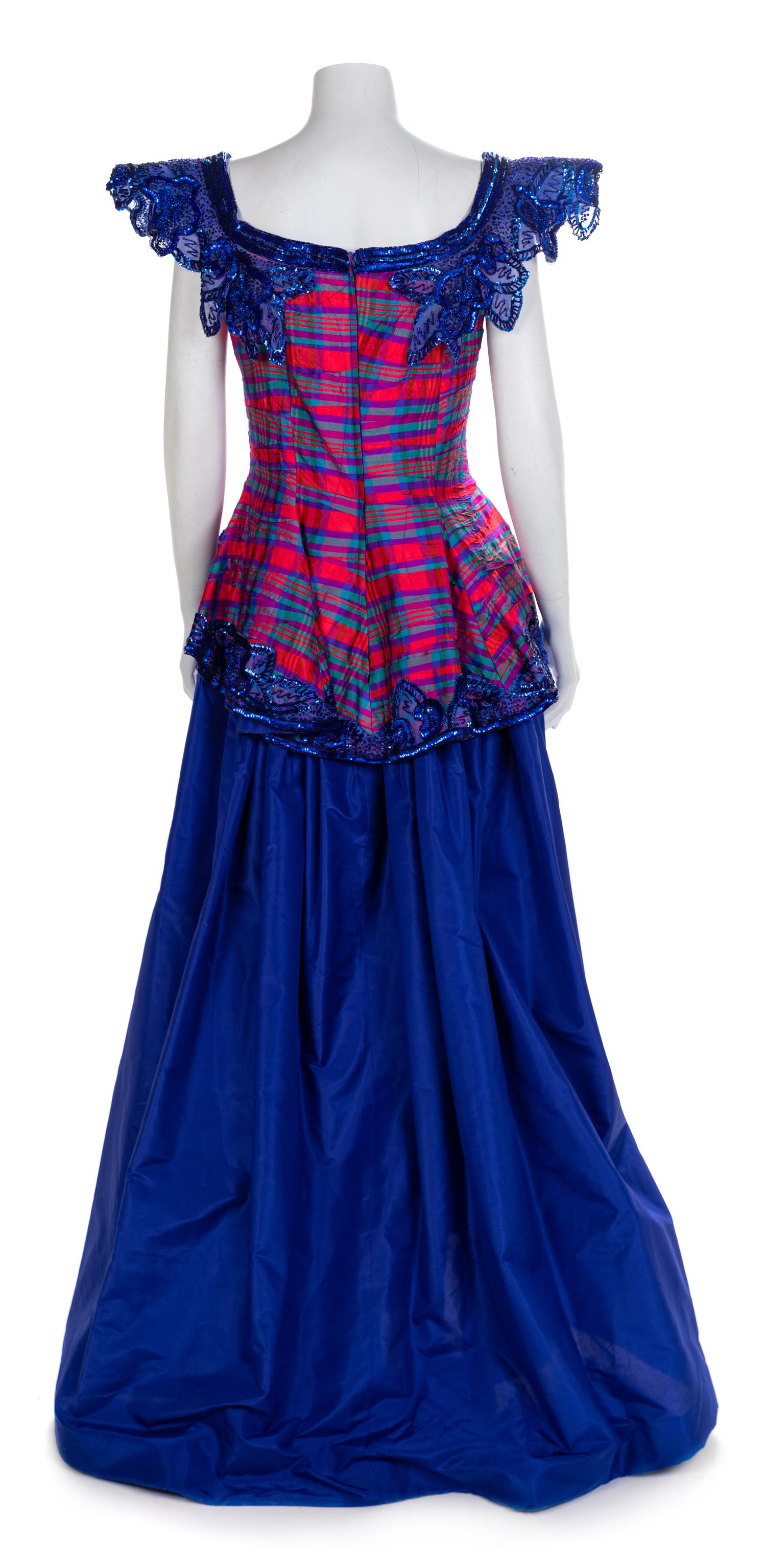Two Fabrice Couture Beaded Dresses, 1990-2000s No size label
