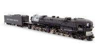 A Tenshodo Polychrome HO-Gauge Southern Pacific 2-8-8-4 Locomotive and Tender