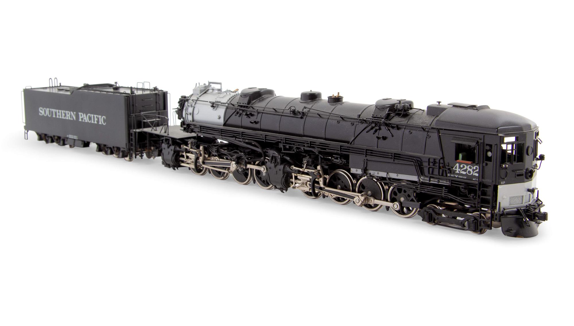 A Tenshodo Polychrome HO-Gauge Southern Pacific 2-8-8-4 Locomotive and Tender
