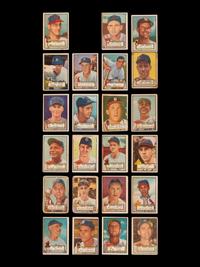 A Near Set of 1952 Topps Baseball Cards (402/407) Featuring 93 High Numbers