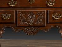 A Chippendale Style Carved Mahogany Dressing Table