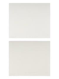Small Red 1 and Small Red 4 (a pair of prints), 1973