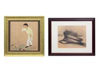 A Group of Six Japanese Watercolors 20TH CENTURY
