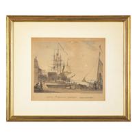 [Prints] Birch, William. Pair of Prints from The City of Philadelphia