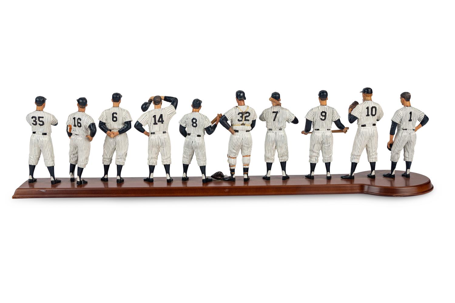 A 1961 New York Yankees Danbury Mint Figure Display