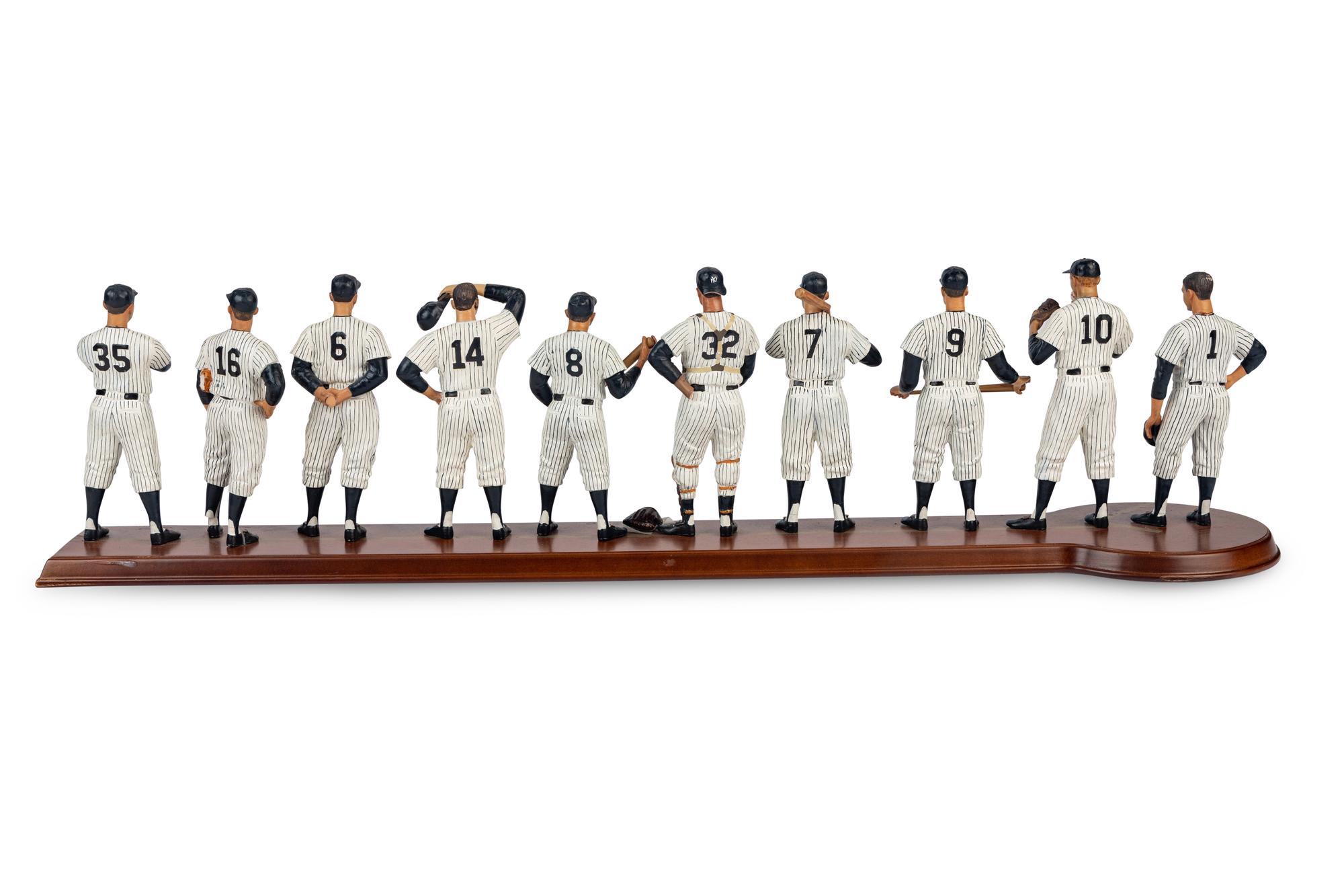 A 1961 New York Yankees Danbury Mint Figure Display