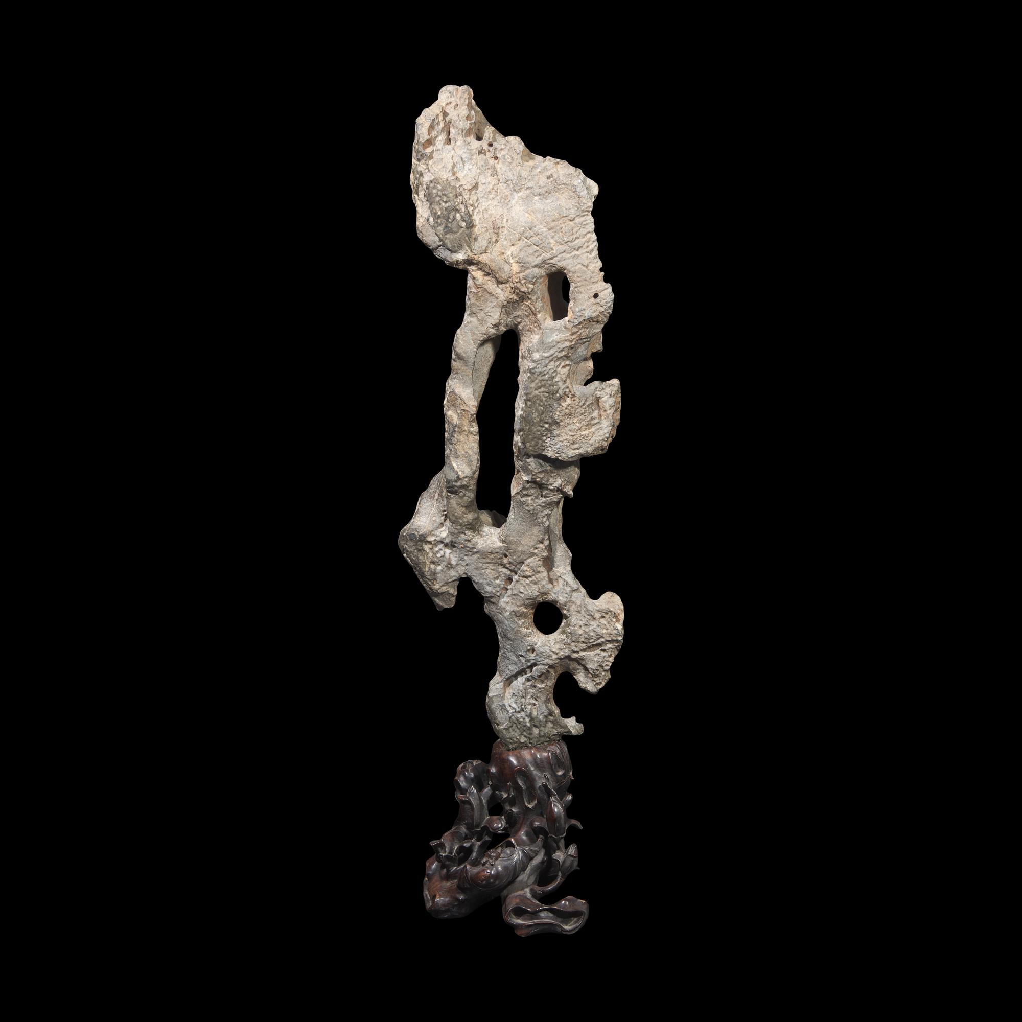 A Chinese Scholar’s Rock, Late 18th Century or Later 清中期或更晚 賞石一座