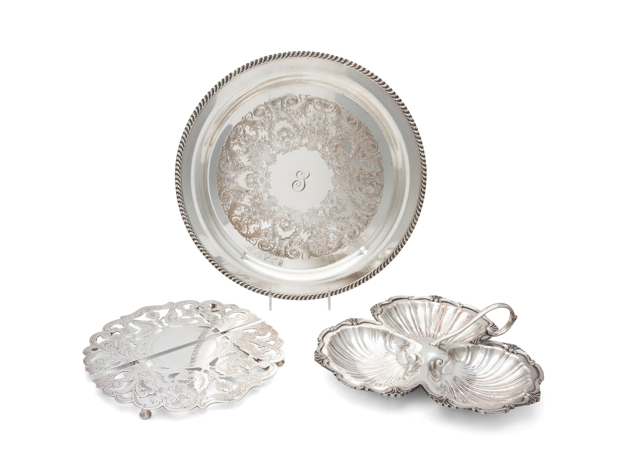 A Group of Silver and Silver-plate Articles