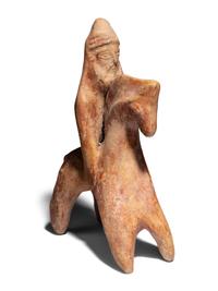 A Cypriot Terracotta Horse and Rider