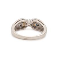 DIAMOND AND SAPPHIRE RING