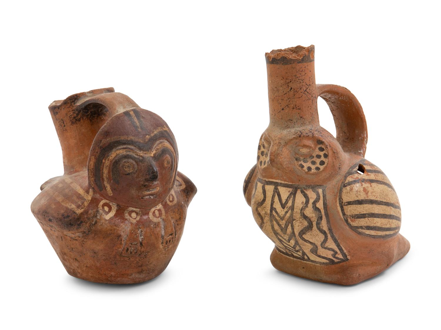 Two Peruvian Pottery Vases