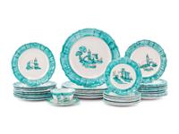 An Italian Faience Dinner Service